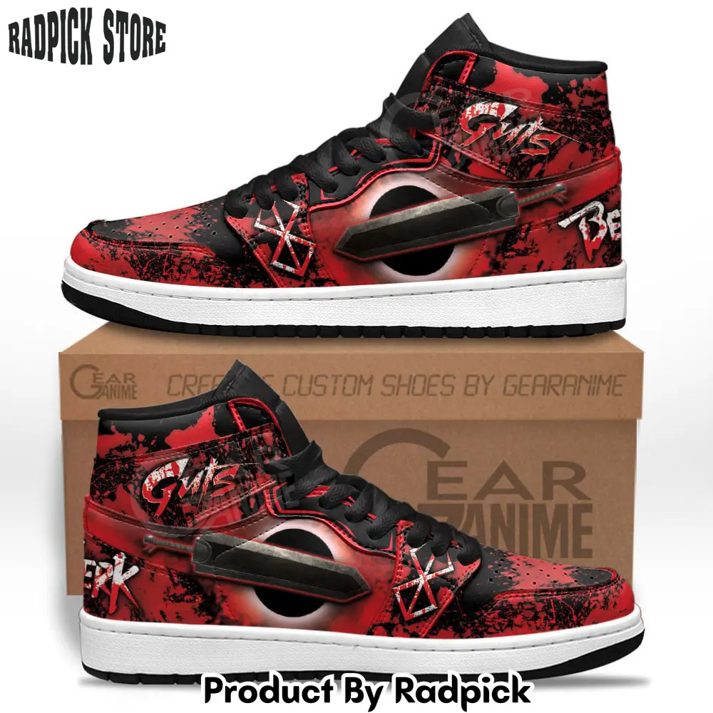 Guts air jordan high top sneakers anime  rp0245043